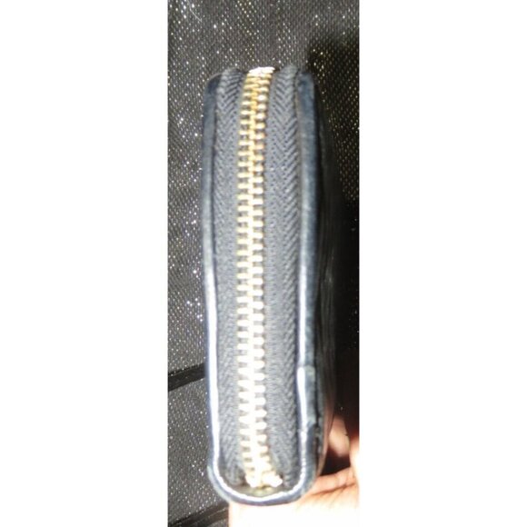 Coach Black Quilted Leather Zip Around Accordion Continental Long Wallet - Picture 5 of 9